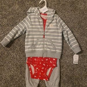 Carter’s Baby 3-Piece Red Bear Little Jacket Set